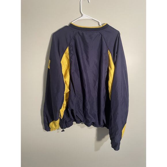 Vintage Michigan Wolverines Jacket Sz XXL Fleece lined Windbreaker Starter 90s - Picture 8 of 14